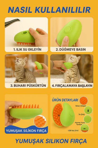 ShopNivaTM Buharlı Tüy Toplama Tarağı