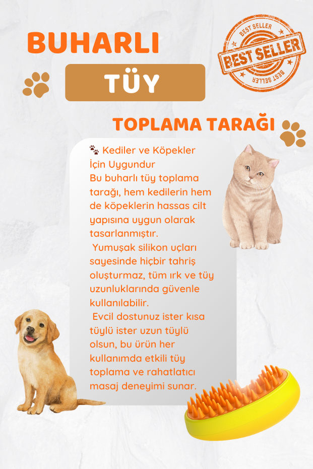 ShopNivaTM Buharlı Tüy Toplama Tarağı